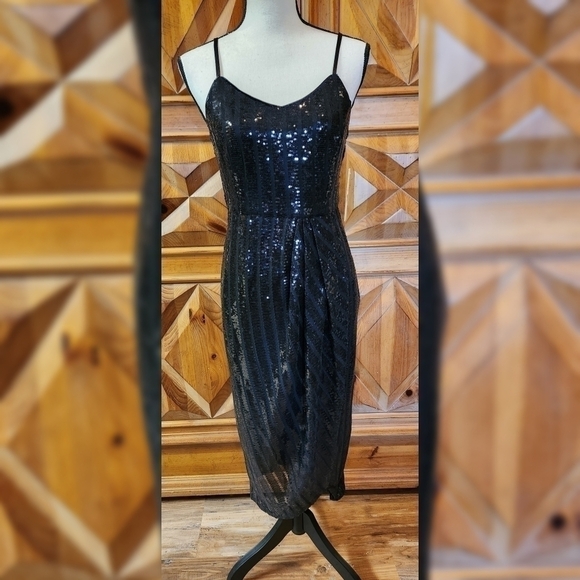 Nanette Sequins Party Dress Sz 6 - Picture 1 of 7